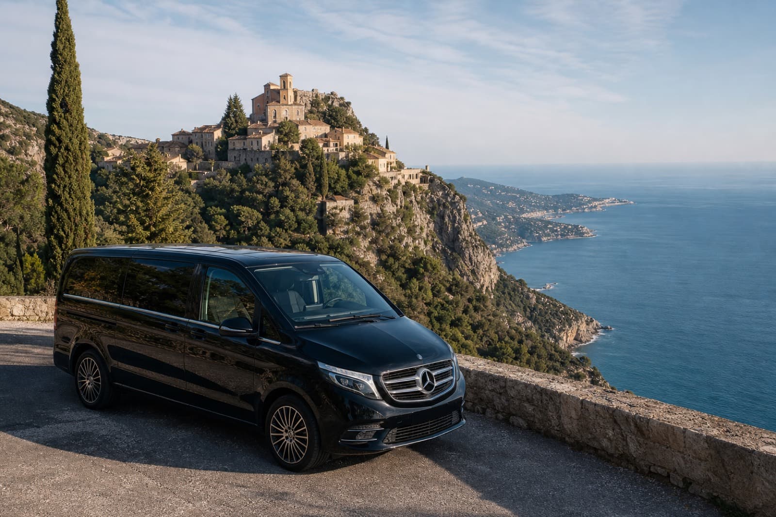 Excursions privées Mercedes Classe V Côte d'Azur